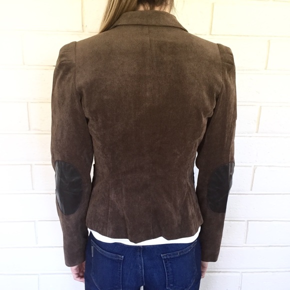 MNG Corduroy Brown Blazer with Elbow Patches - Picture 6 of 8